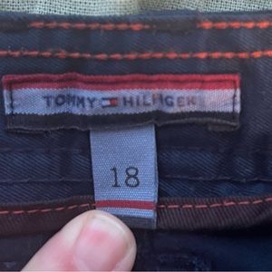 Tommy Hilfiger navy cropped utility pants size 18.